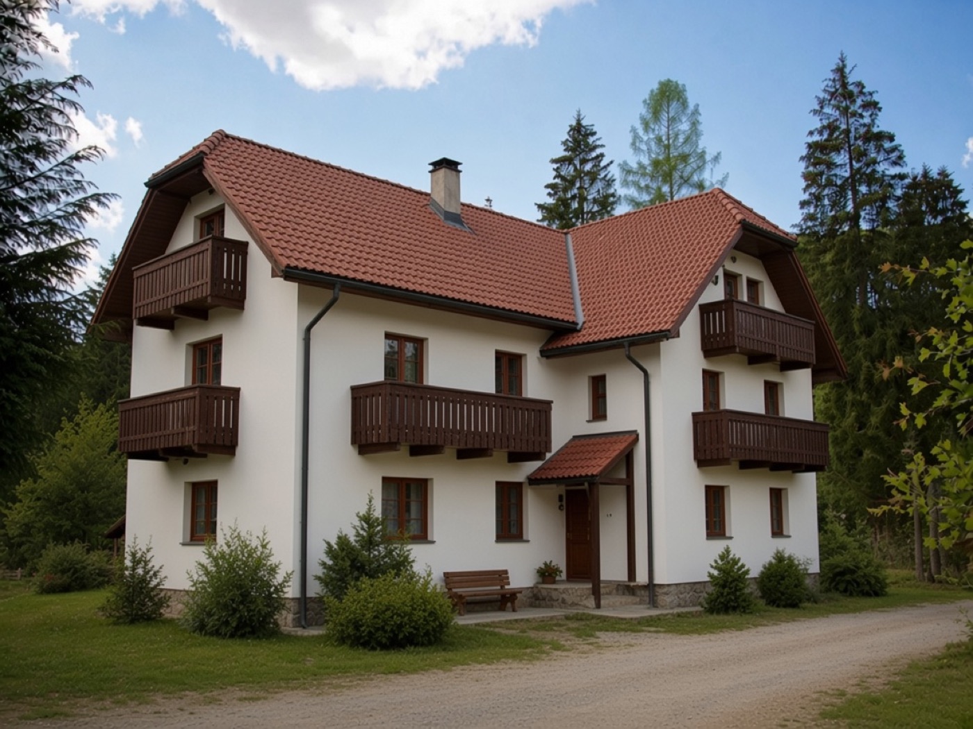 Ilustrační foto běžného českého penzionu